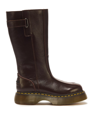 BUZZ HI GLOSS LEATHER BOOTS