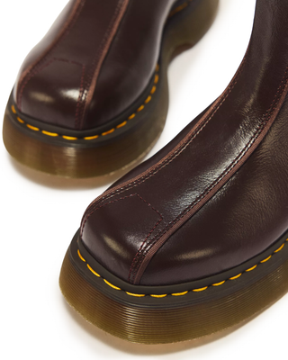 BUZZ HI GLOSS LEATHER BOOTS