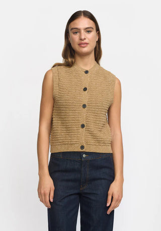 Knit vest gots